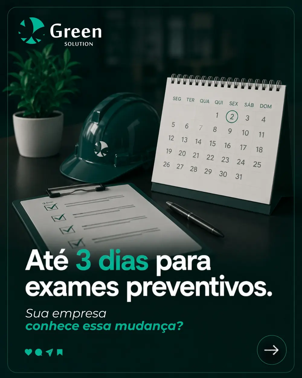 Green Solution and Green Saúde social media design 2
